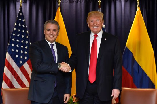Iván Duque y Donald Trump Iván Duque y Donald Trump