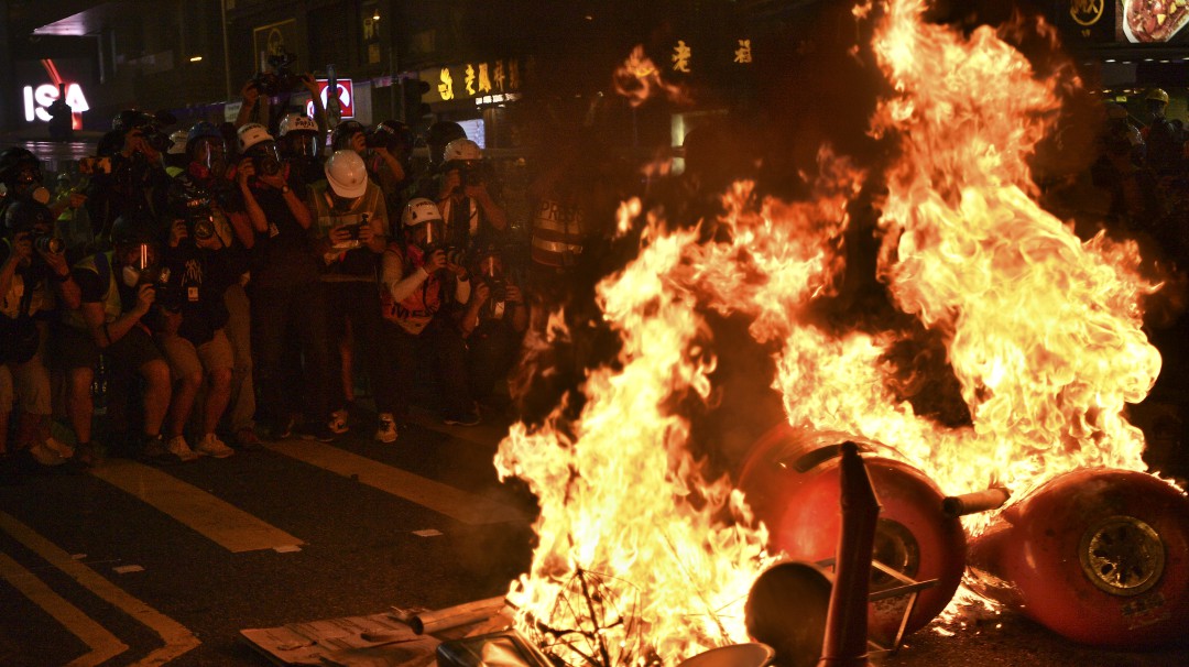 Nueva jornada de protestas en Hong Kong