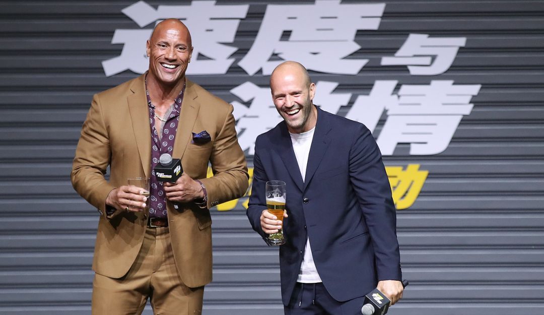 Dwayne (The rock) Jhonson y Jason Statham, protagonistas de la nueva entrega de Rápido y Furioso