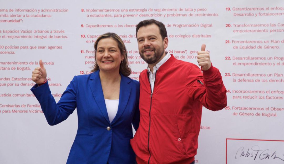 Campaña de Galán por Alcaldía de Bogotá: Ángela Garzón se adhiere a la campaña de Galán por Alcaldía de Bogotá