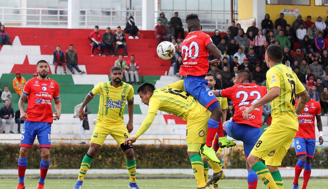 Liga águila pasto bucaramanga: Pasto rescató un empate ante Bucaramanga en el último minuto