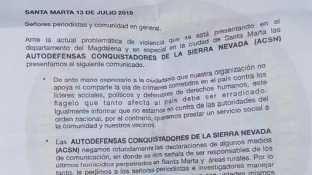 Defiéndanse como puedan: Defensoría a periodistas