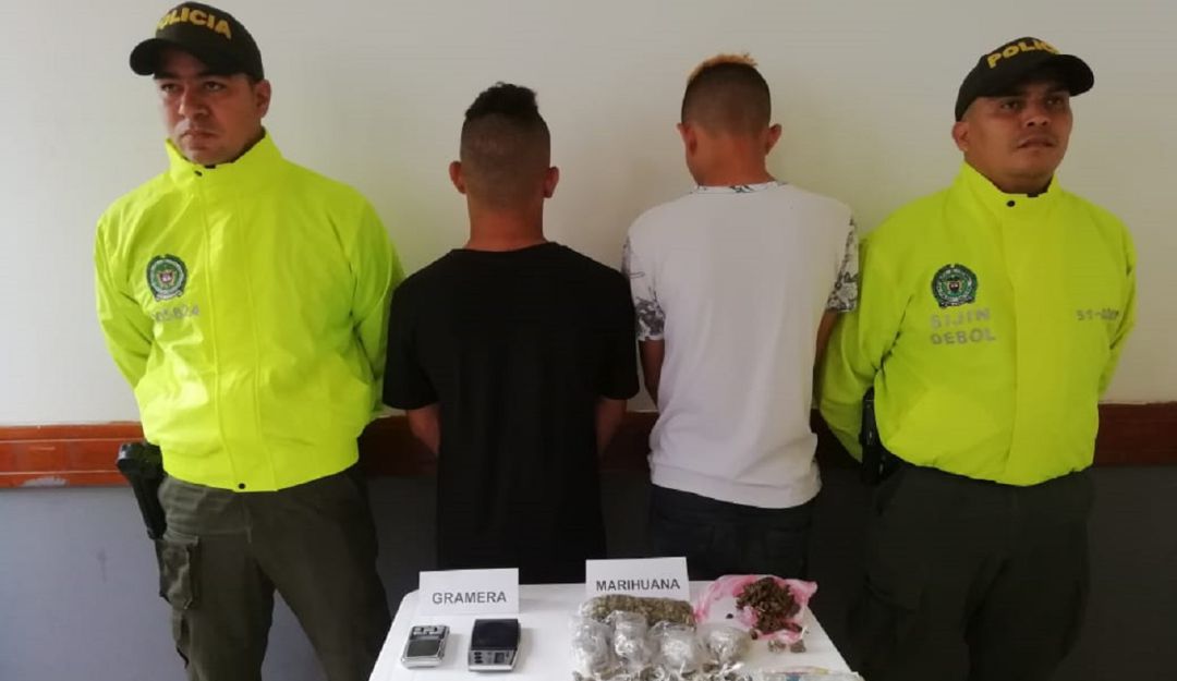 Expendio de drogar en Bolívar: Capturan a dos presuntos expendedores de droga en El Carmen de Bolívar
