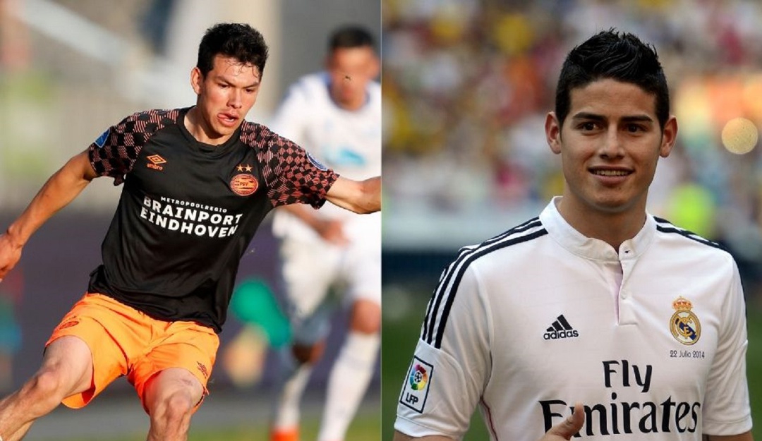 James Rodríguez vs Hirving Lozano