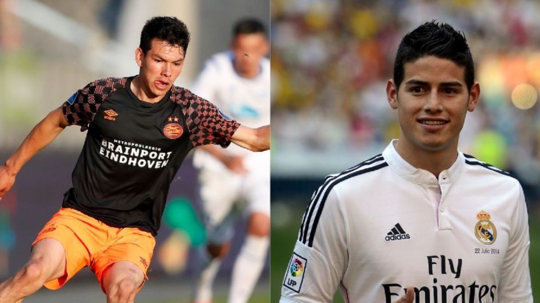 James Rodríguez vs Hirving Lozano