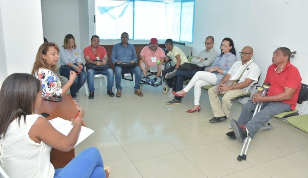 Alcaldía Cartagena reunión personas condición discapacidad: Alcaldía de Cartagena se reúne con personas en condición de discapacidad