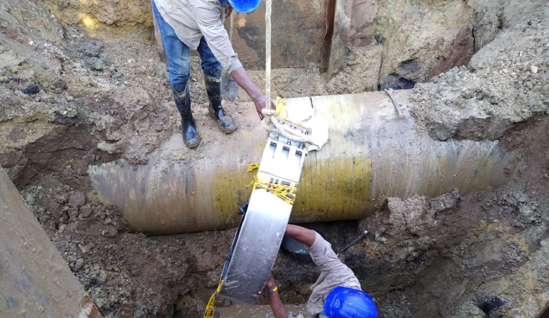 Daño tubería suspensión agua 60% Cartagena: Daño en tubería, deja sin agua al 60% de Cartagena