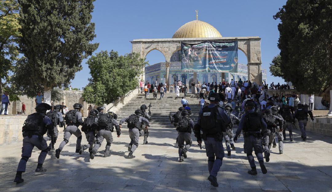 Enfrentamientos en Mezquita en Jerusalén