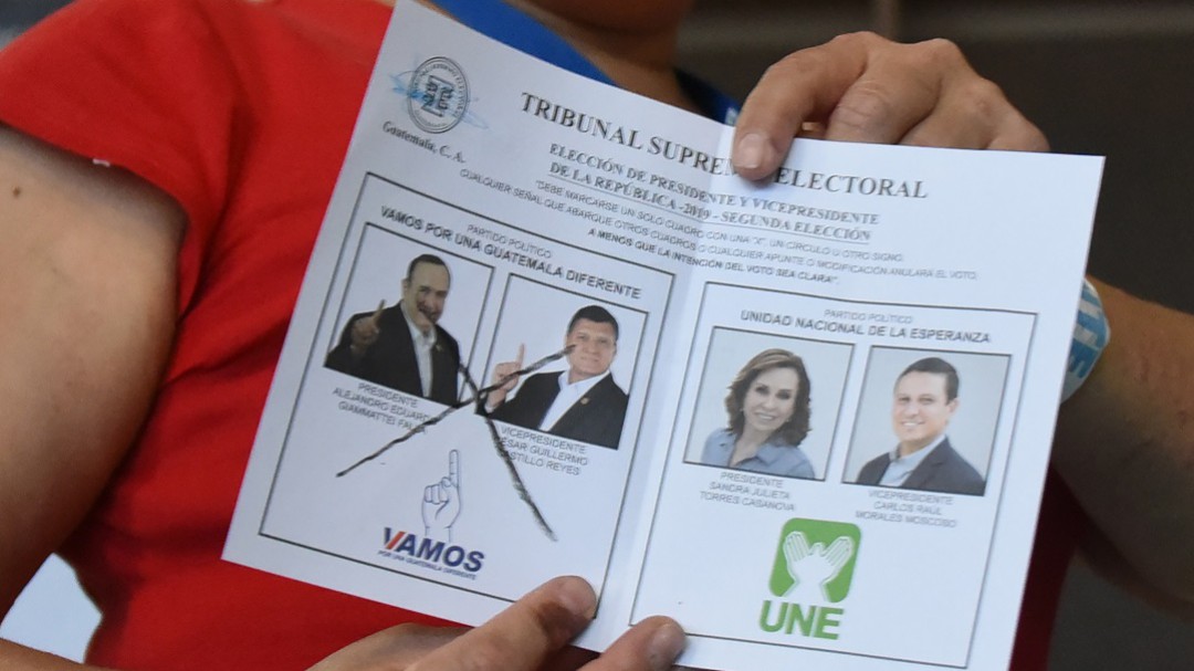 Alejandro Giammattei será el próximo presidente de Guatemala