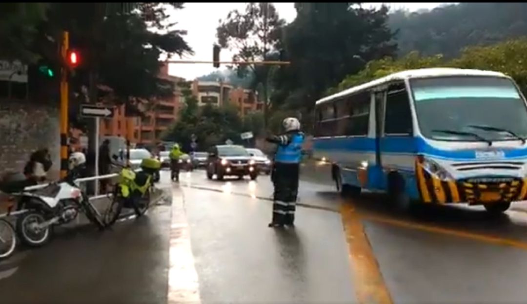 Trancones en Bogotá: Mañana de trancones en Bogotá