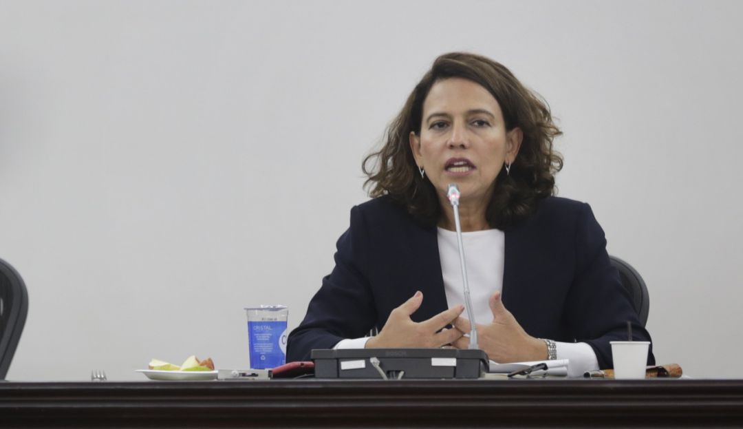 Nancy Patricia Gutiérrez, ministra de Interior