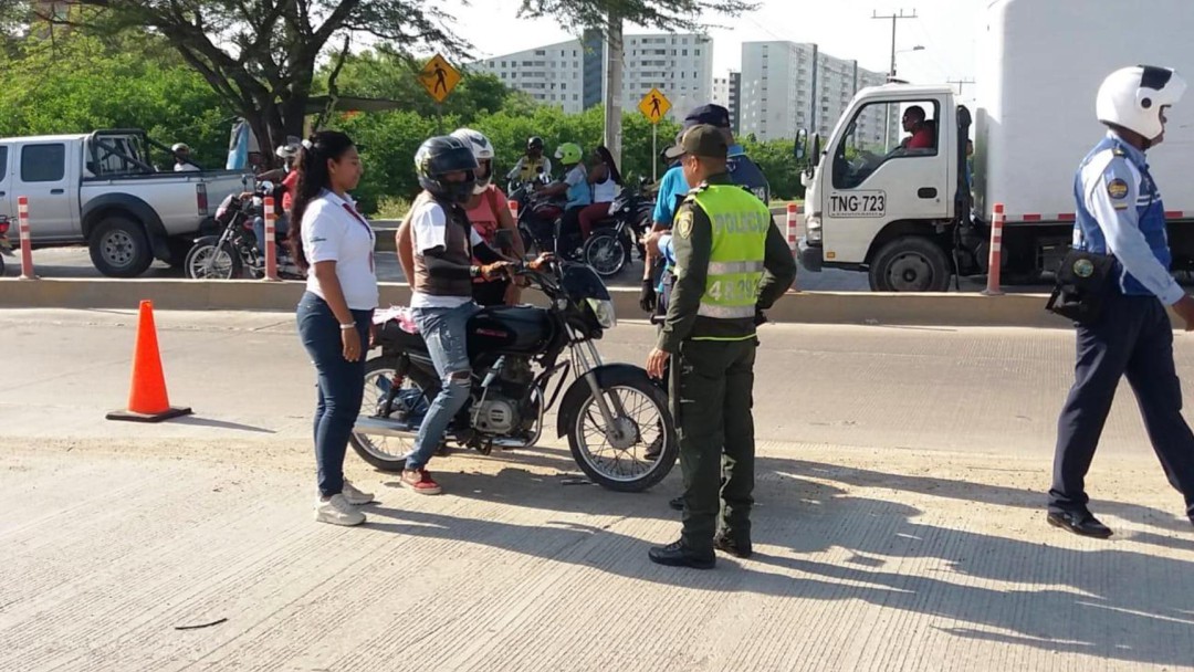 Mototaxistas de Cartagena rechazan operativos de control de las autoridades