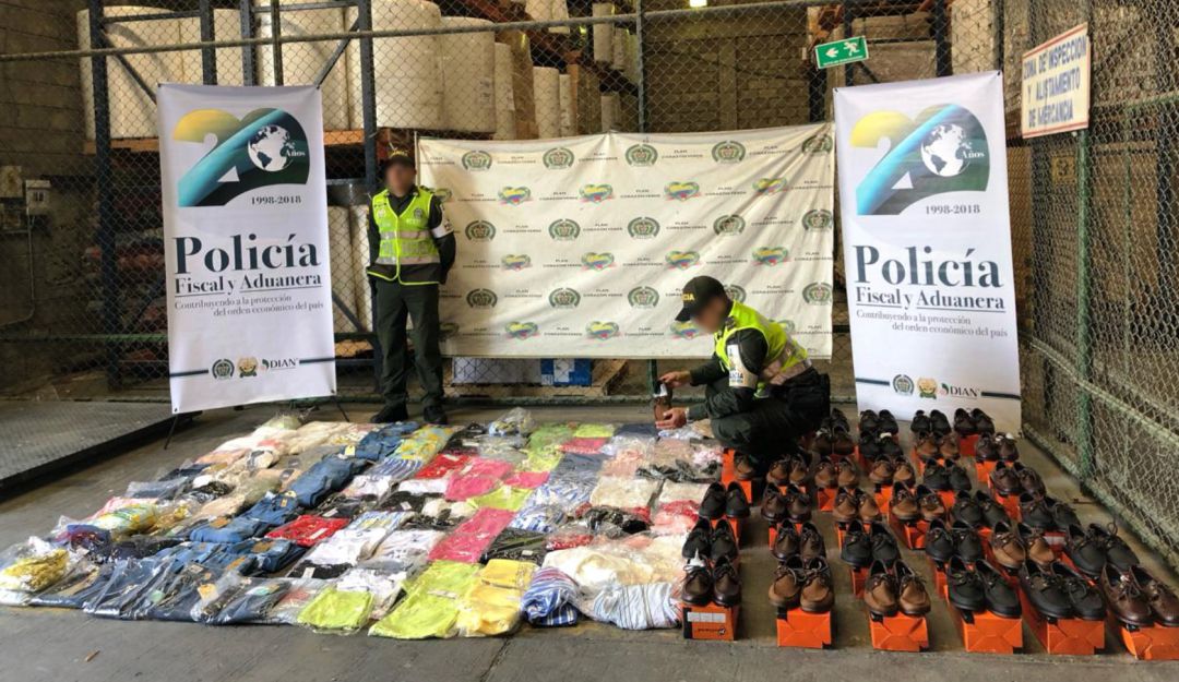 contrabando Cartagena julio: 210 millones de pesos en contrabando incautados en Cartagena en julio