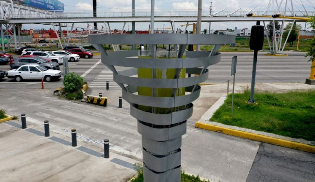 Árboles artificiales contra la contaminación, robots: Árboles artificiales contra la contaminación atmosférica en México