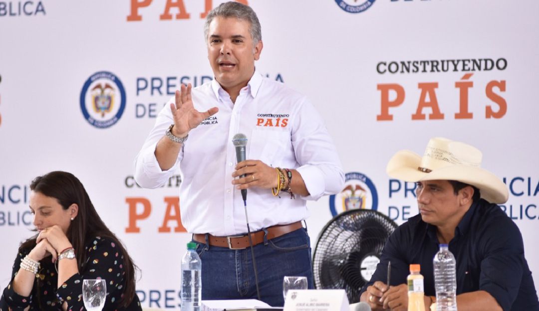 Iván Duque en el taller 'Construyendo País' en Yopal