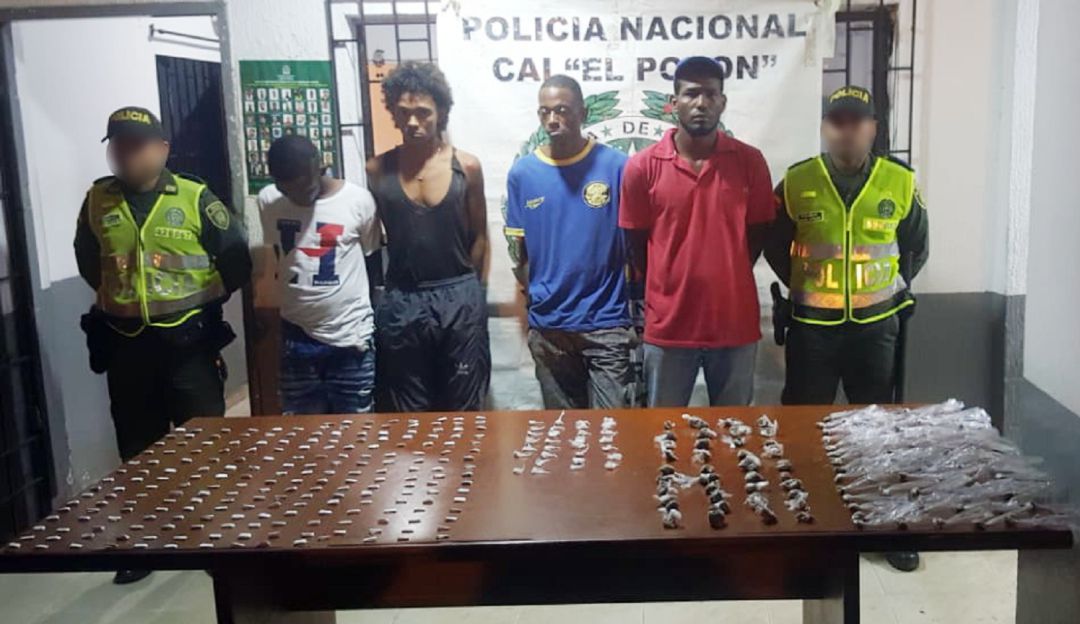 Policía Nacional en Cartagena: Incautan 2100 dosis de estupefacientes en Cartagena