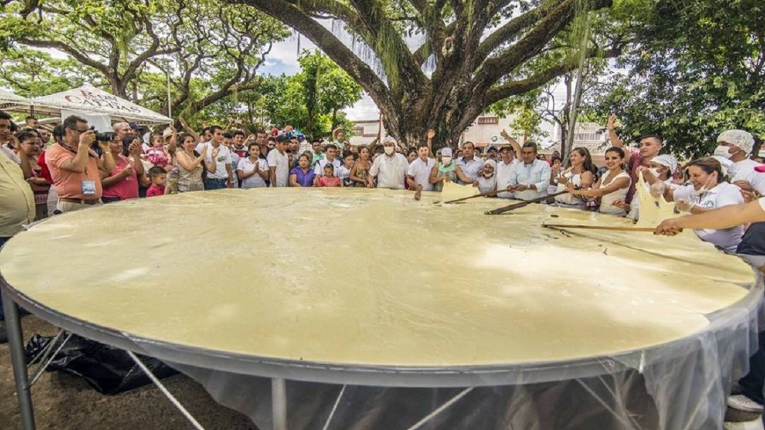 En Yaguará, Huila se realizó el quesillo más grande del país