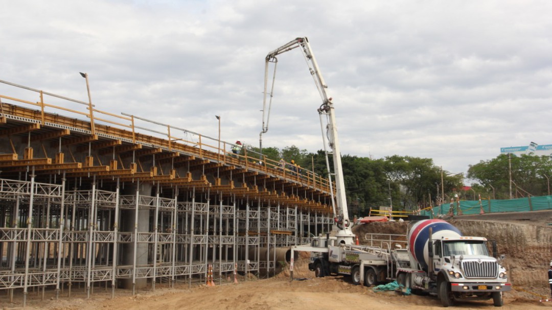 En un 53% avanza las obras del intercambiador de la Usco