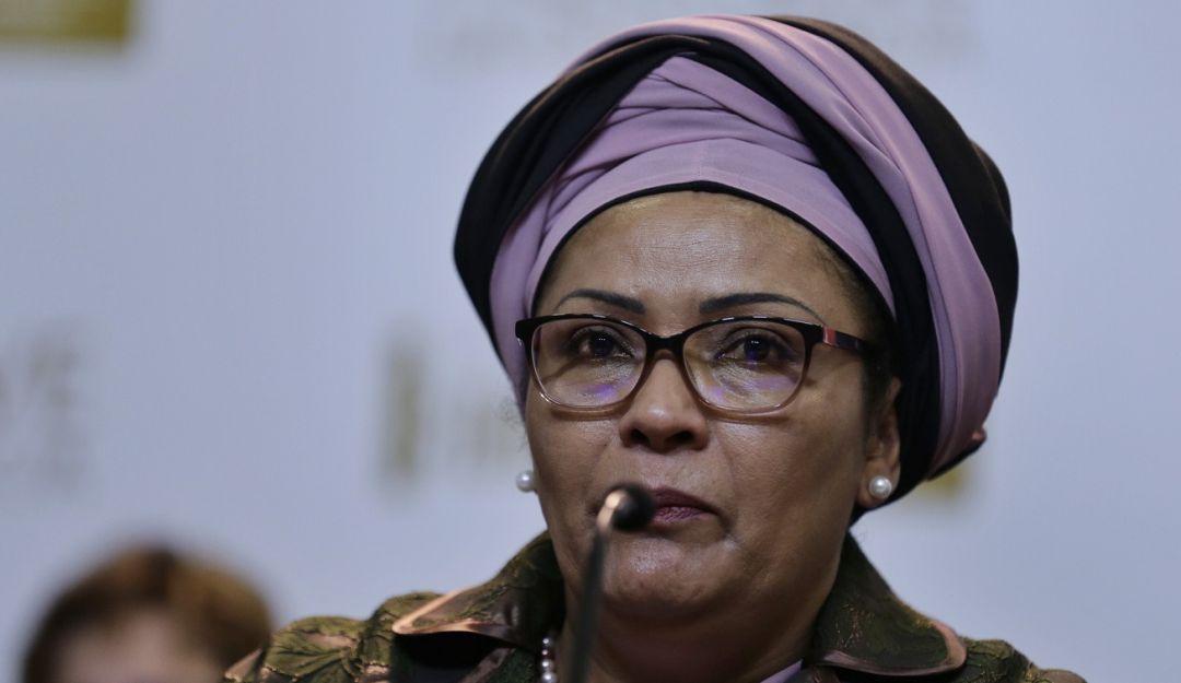 Victoria Sandino, congresista por el partido FARC