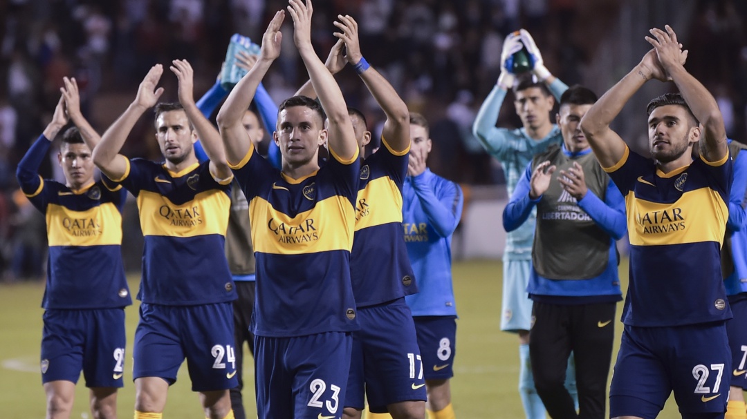 Boca goleó a Liga en Ecuador y puso un pie en semifinales