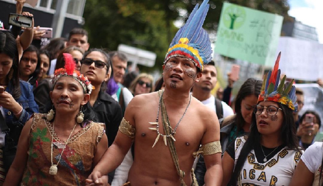 Incendio en el Amazonas: Bogotá se sumó a las protestas contra Jair Bolsonaro por crisis amazónica