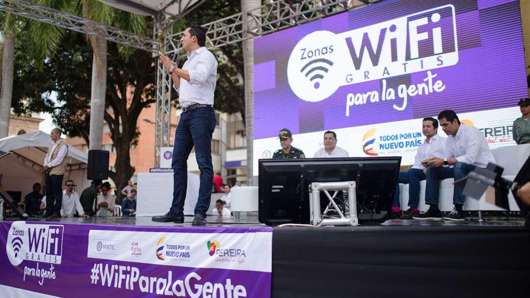 Pereira, la ciudad con mayor número de zonas Wi-Fi gratis