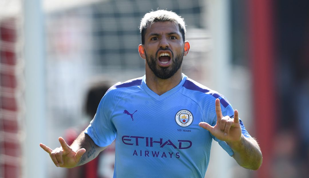 manchester city premier league: Agüero fulmina al Bournemouth y llega los 400 goles