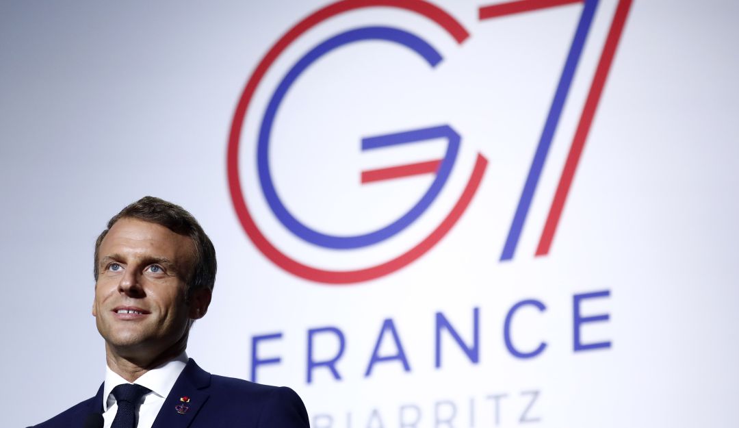 G-7 Reunión Macron Irán: Reunión positiva de Macron con negociador nuclear iraní Zarif