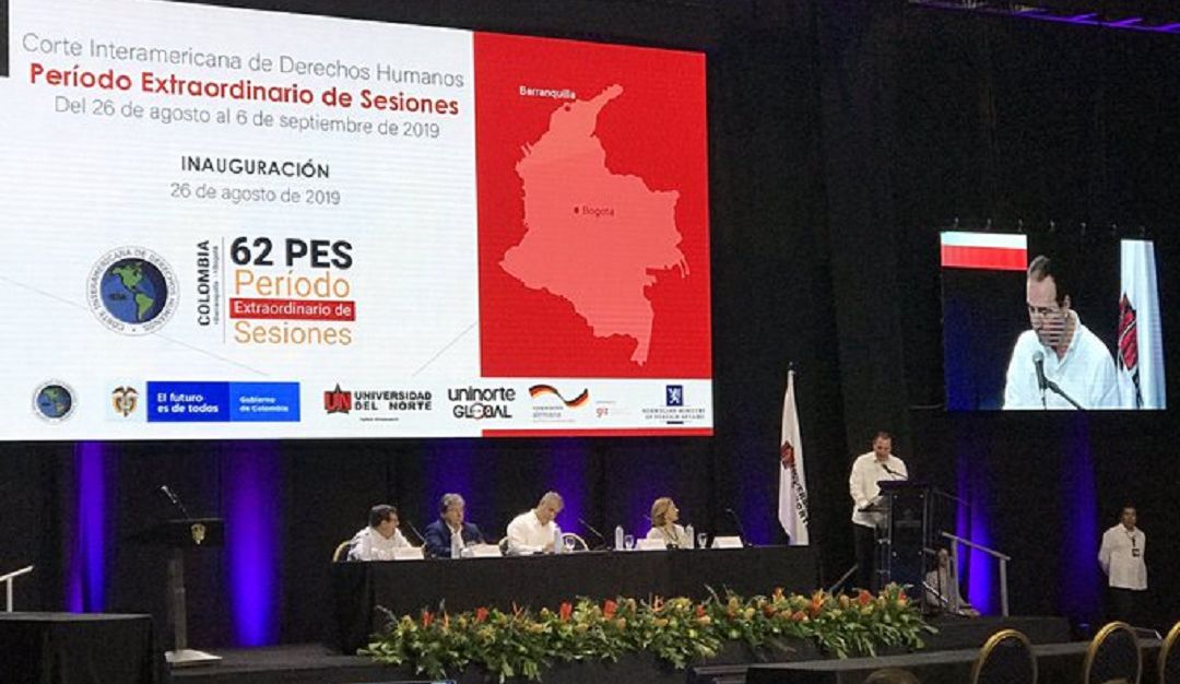Instalación sesión extraordinaria Corte Interamericana de Derechos Humanos