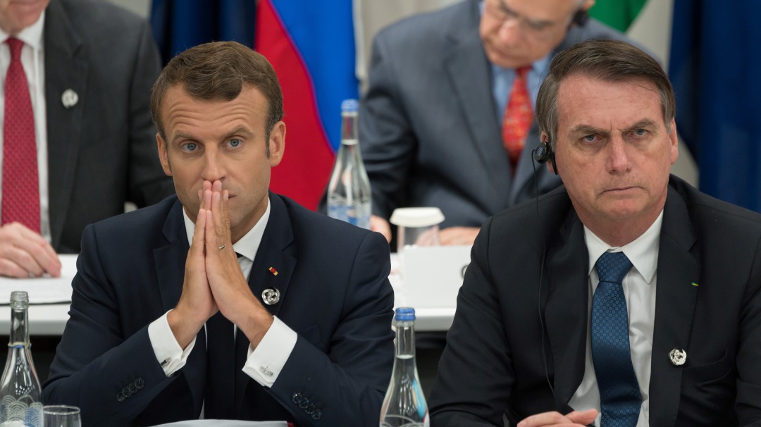 El comentario que encendió la pelea entre Macron y Bolsonaro