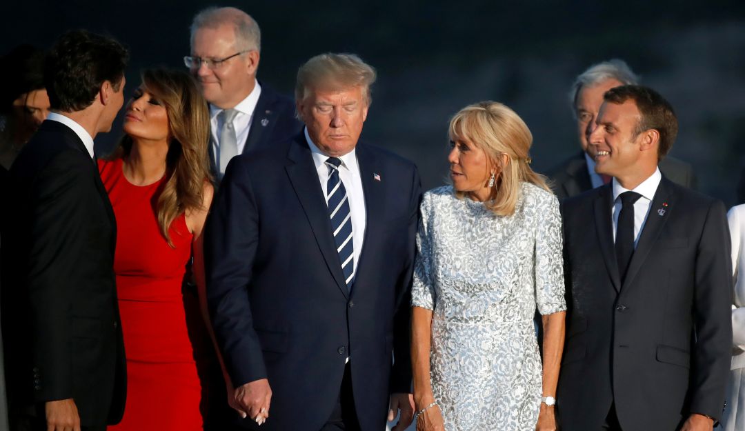 Melania Trump y Justin Trudeau, el primer ministro de Canadá: ¿La esposa de Trump besó en la boca al primer ministro de Canadá?