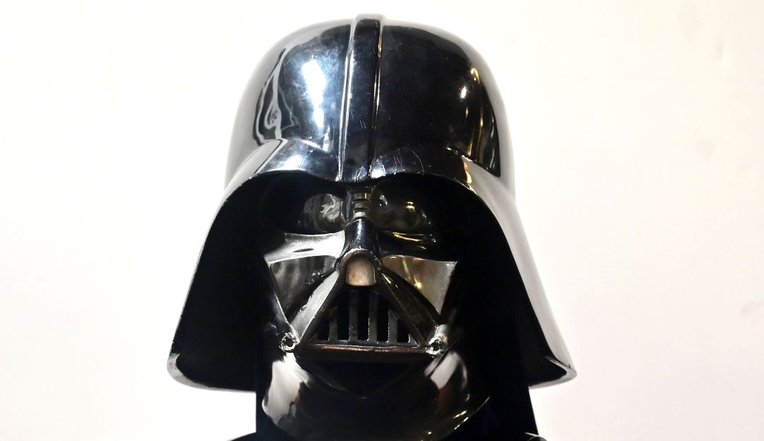 Casco de Darth Vader usado en 'El imperio contraataca' de Star Wars