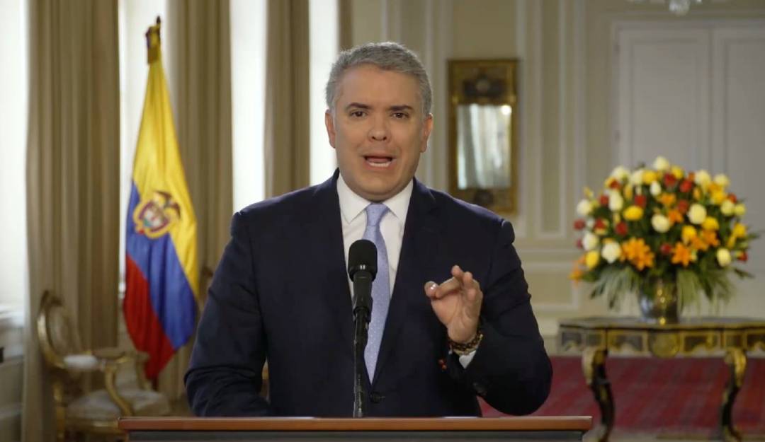 Farc armas proceso paz: Duque dice que no hay una nueva FARC sino narcoterroristas