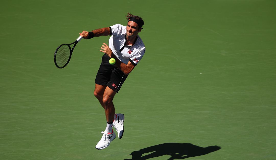 roger federer avanza en el us open tras vencer a evans: Federer arrolla al británico Evans y pasa a cuarta ronda sin despeinarse