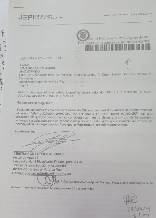 Farc armas proceso de paz: La JEP ya recibió el video de los exguerrilleros armados Farc armas proceso de paz: La JEP ya recibió el video de los exguerrilleros armados