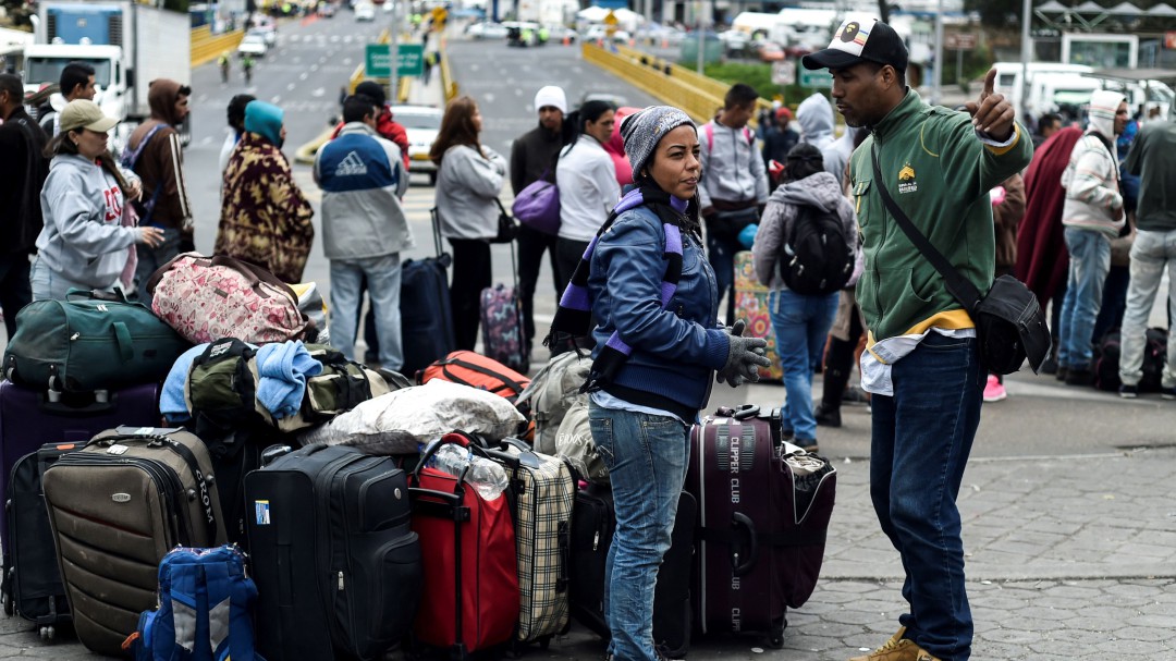 Dura situación para los venezolanos en Ecuador