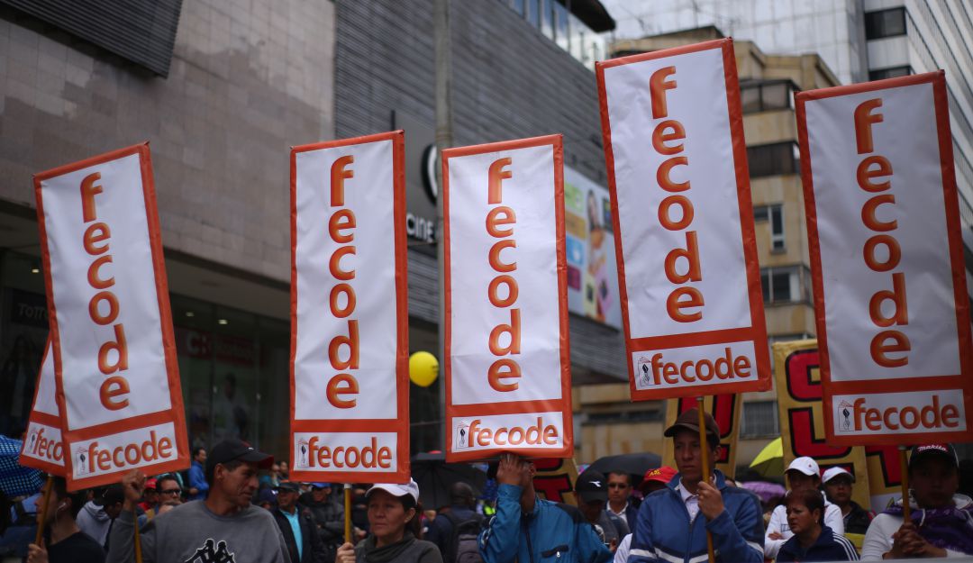 Federación Colombiana de Educadores FECODE: Directivos de Fecode denuncian amenazas de muerte en su contra