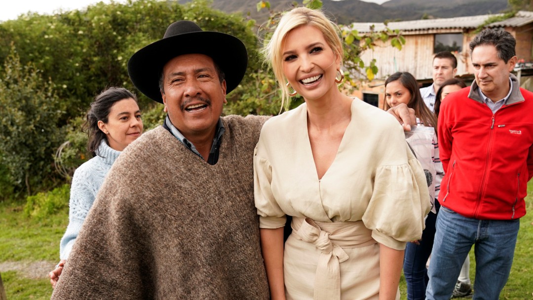 La pasarela de Ivanka Trump en Colombia