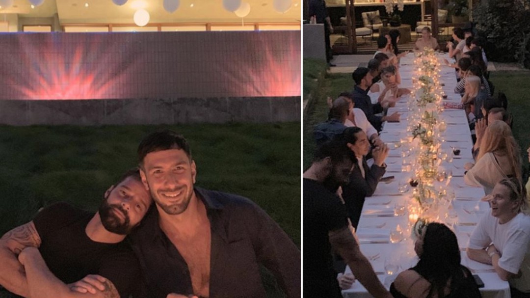 La romántica celebración de Ricky Martin por el cumpleaños de su esposo