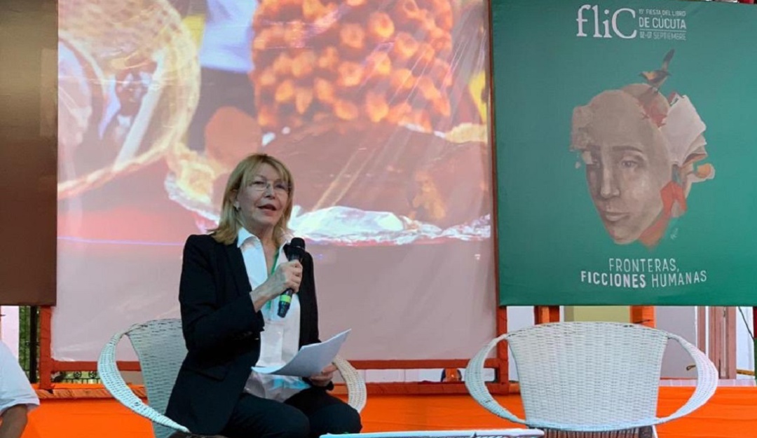 Luisa Ortega en la fiesta del libro de Cúcuta