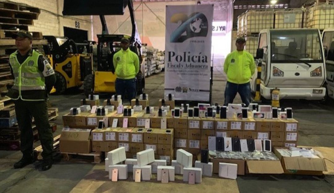 Incautaciones en Cartagena: Incautan 2500 celulares de contrabando en Cartagena