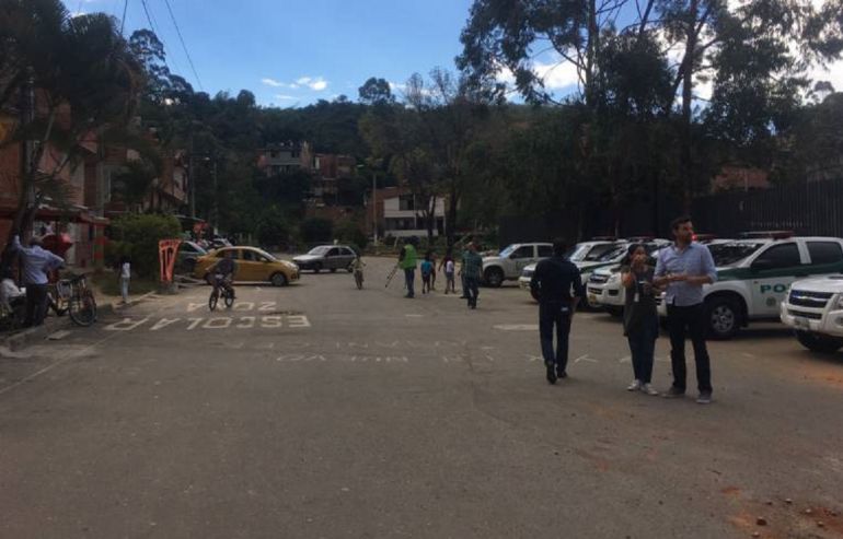 ALTAVISTA; MEDELLÍN; VIOLENCIA: A Altavista llega un refuerzo del COPES y GOES de Bogotá