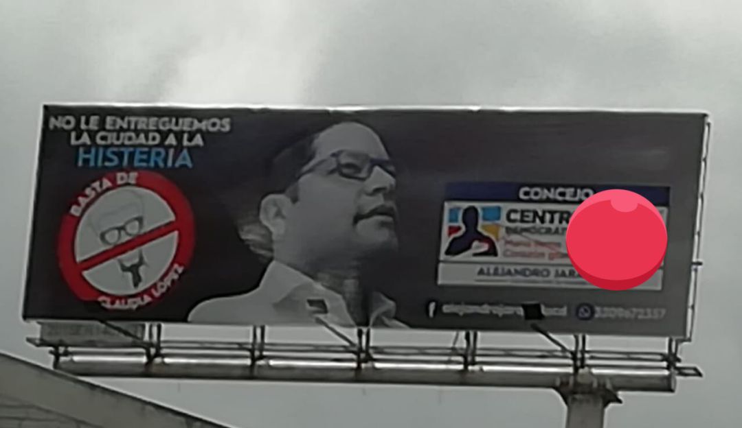 Publicidad ofensiva del Centro democrático hacia Claudia López: Denuncian publicidad ofensiva de candidato uribista al concejo