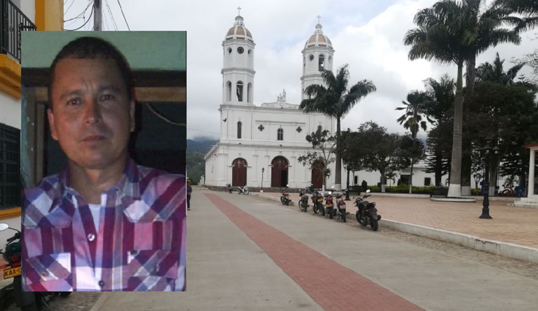 Celiar Martinez, líder social y presidente de la junta de acción comunal de la vereda Puente Azul