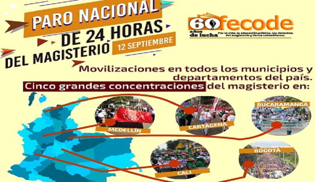 Marcha de maestros: Nuevamente maestros del Valle del Cauca se unen a la gran marcha nacional