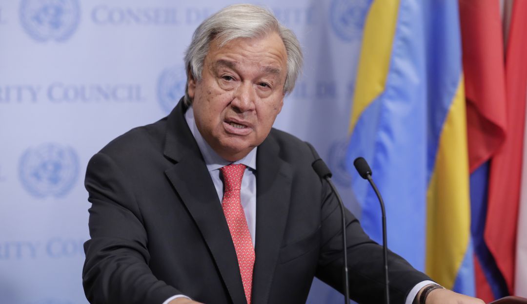António Guterres, secretario general de la ONU