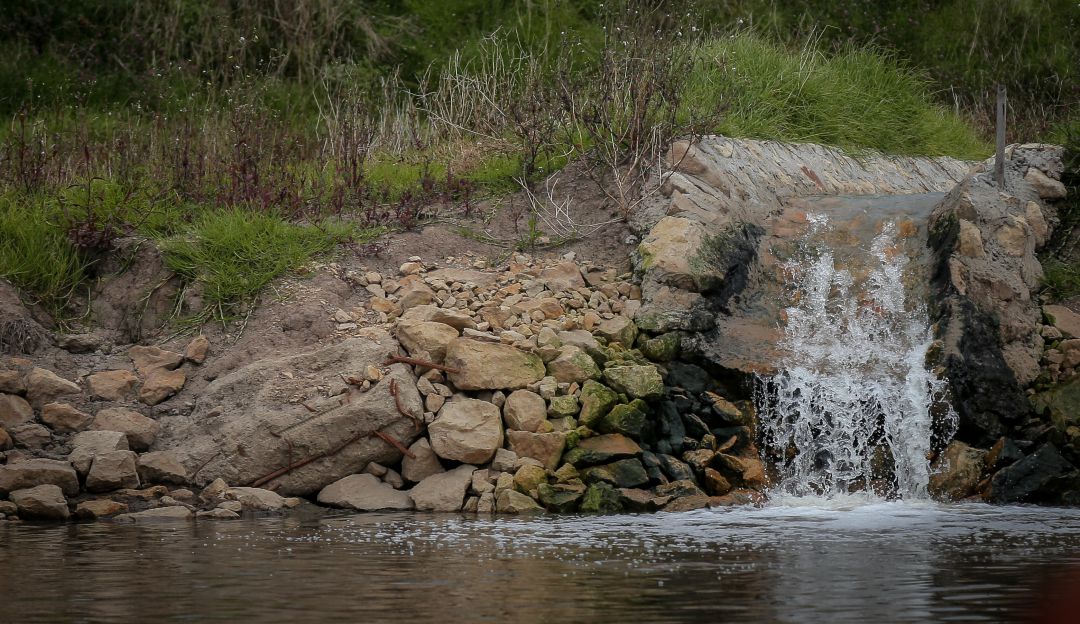 Zona recuperada del Río Bogotá