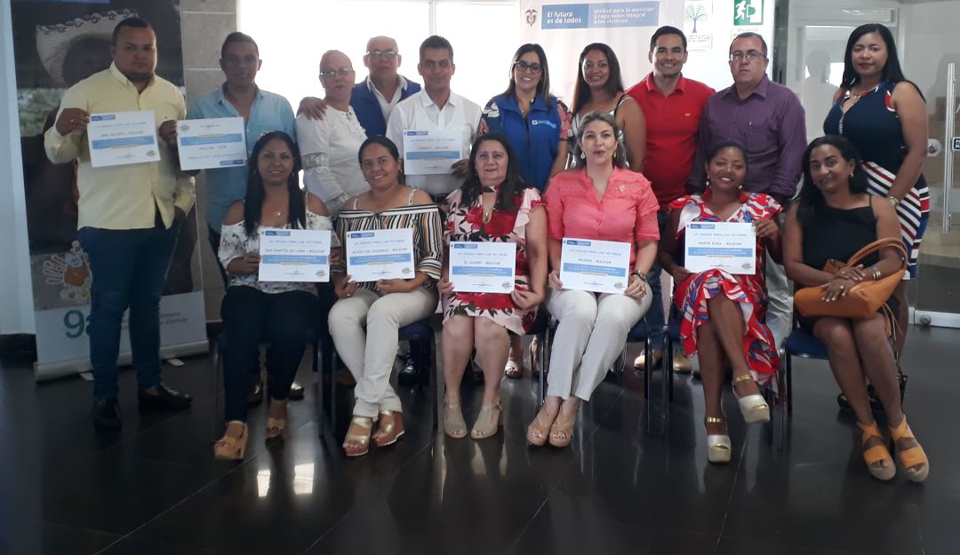 Calificación ejemplar Bolívar víctimas: Calificación ejemplar para 10 municipios de Bolívar por trabajo de víctimas
