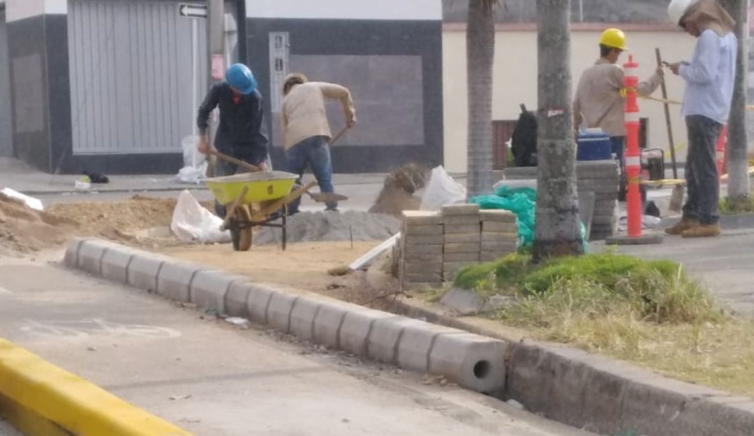 BUCARAMANGA MOVILIDAD CICLORRUTAS OBRAS JUSTICIA: Siguieron las obras en bicicorredores