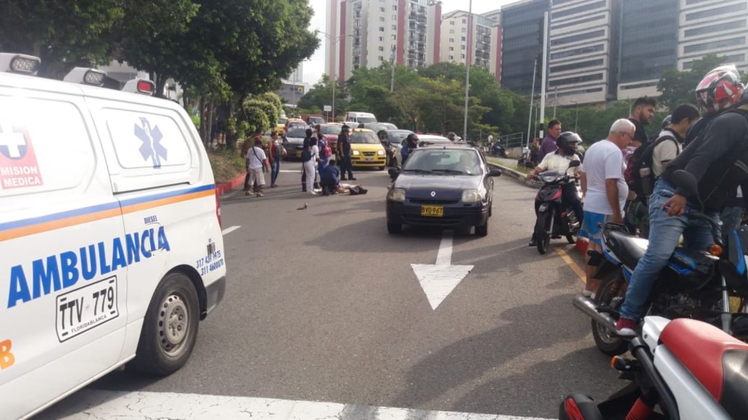 Motociclista murió en accidente en Floridablanca